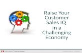 Raise Your Customer Sales IQ  in a Challenging Economy