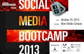 Social Media Bootcamp Event Program and Presenter Bios