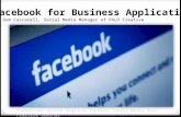 Facebook Best Practices Application for Business
