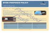 Proposed BYOD Draft Policy