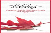Canadian Public M&A Deal Study 2014