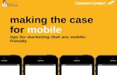 Making the Case for Mobile