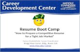 Resume Boot Camp