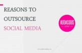 Reasons to outsource social media