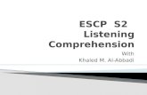 Escp  s2   listening comprehension 2- week 4 conversations