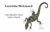 Lucretia McLizard - The world's first cyber lizard