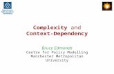 Complexity and Context-Dependency (version for Bath IOP Seminar)