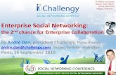 Enterprise social networking for collaboration   andre dan - challengy - snc2010