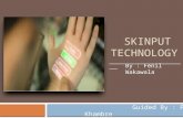 Skinput technology
