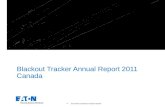Eaton Canada Blackout Tracker Annual Report 2011