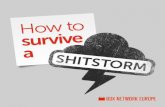 How to survive a shitstorm