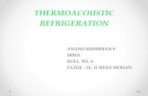 THERMOACOUSTIC REFRIGERATION
