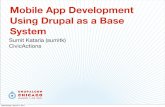 Mobile apps using drupal as base system   SumitK DrupalCon Chicago