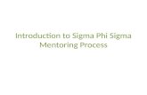 Introduction to sigma phi sigma mentoring process