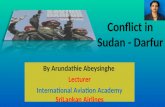 Conflict in Sudan - Darfur