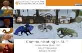 Communicating in SL™