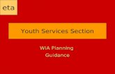 eta Youth Services Section WIA Planning