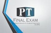 PT Final Exam: The Essentials of NPTE Preparation
