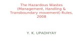 01  the hazardous wastes (management, handling &