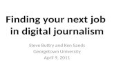Finding your next job in digital journalism