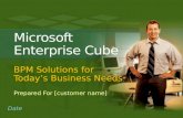Microsoft Enterprise Cube