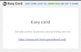 Easy Card Presentation