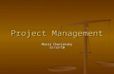 Project management presentation