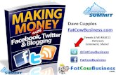 Affiliate Summit #ase11 Making Money with Facebook, Twitter and Blogging