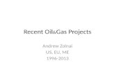 Recent oil&gas projects