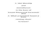 Idol Worship, Monotheism and Swami Dayananda Saraswati