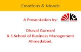 Emotions & moods organisation behavior
