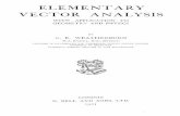 (Weatherburn) Elementaire Vektor Analisys (1921)