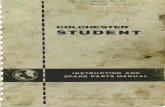 Colchester Student Lathe Manual