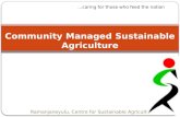 Community Managed Sustainable Agriculture