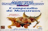 AD&D 2.0 - Apendice Compendio de Monstruos Vol I