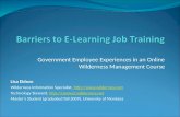 Slidecast: Barriers To E-Learning Job Training (with sound)