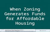 IZ Workshop 2014: A2 when zoning generates funds for affordable housing   acton