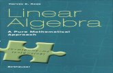 Linear Algebra - A Pure Mathematical Approach, Harvey E. Rose.pdf