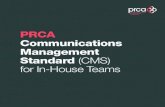 PRCA: In-house CMS booklet