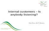 Internal Customers - Is Anyone Listening?