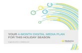 Your 4-month Digital Media Plan for this Holiday Season
