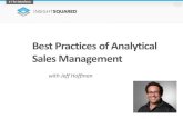 Sales Execs Analytical Sales Management - Jeff Hoffman