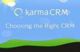 Choosing the Right CRM