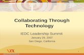 IEDC Leadership Summit 2007 - Collaborating Through Technology