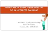 CG in Nepalese Banking Sector