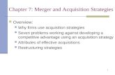 merger and acquisition strategy