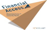 Measuring Access To Financial Services Worldwide. Consultative Group to Assist the Poor/The World Bank