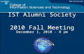 2010 Fall IST Alumni Meeting