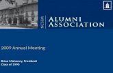 2009 Annual Meeting NCSSM Alumni Association