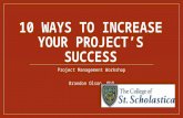 10 Ways to Increase Your Project's Success